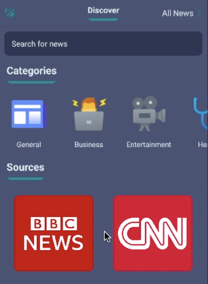React Native News App
